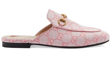 gucci pink fur mules|gucci princetown mules on sale.